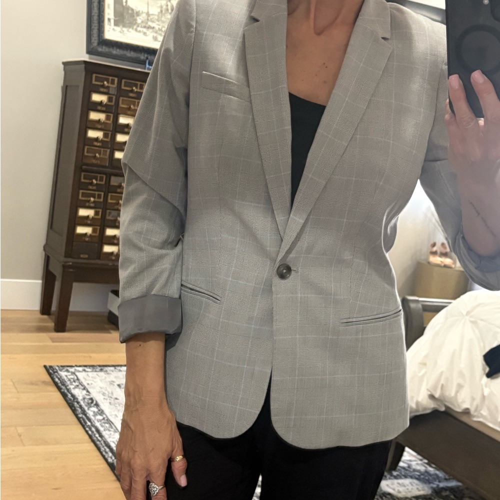 Calvin Klein Collection Light Gray Women's Blazer